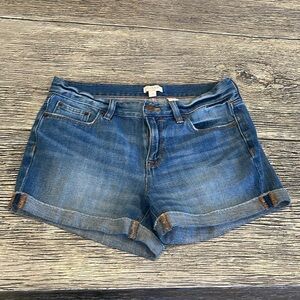 J. Crew Size 25 100% Cotton Denim Shorts